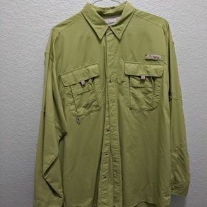 Men's Columbia button up long sleeves XL